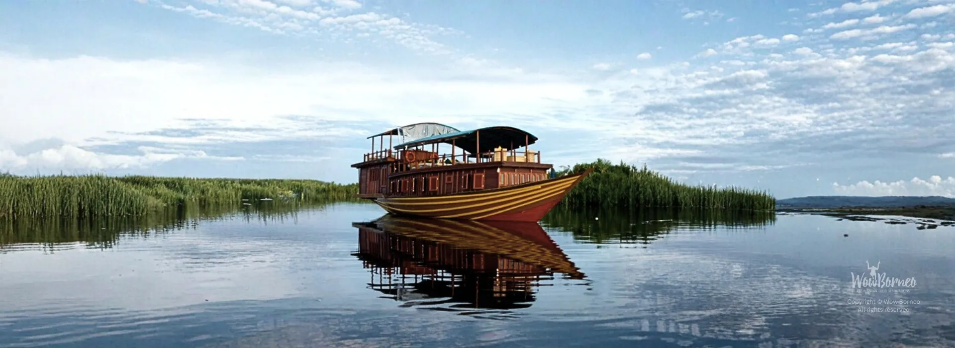 Our first boat on its first excursion in 2008