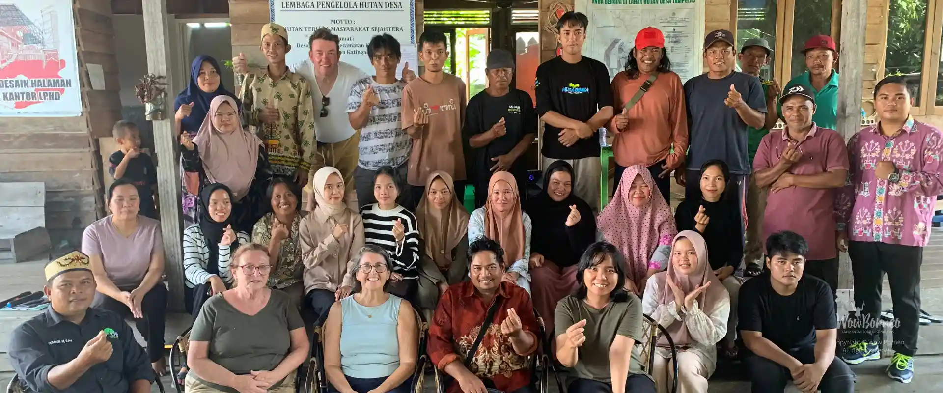 Commitment to developing skills in village tourism groups